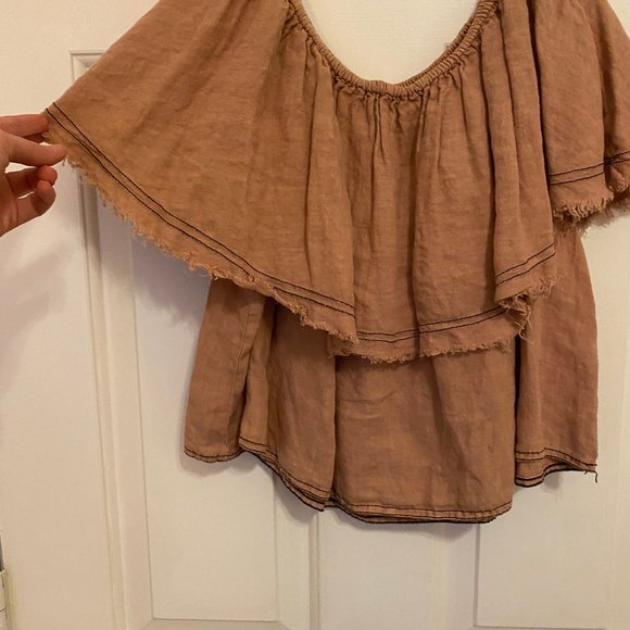 ZARA Linen Top - Picture 7 of 8